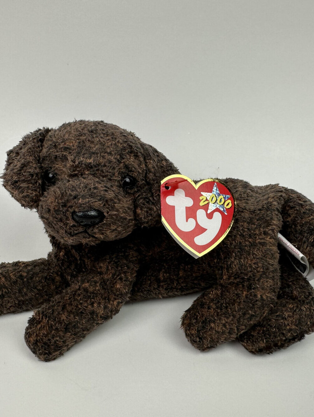 Ty Beanie Baby βFetcherβ the Dog (7 inch)